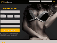 Tablet Screenshot of adultcrowd.com