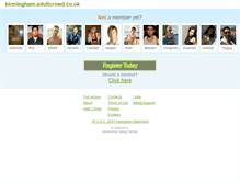 Tablet Screenshot of birmingham.adultcrowd.co.uk